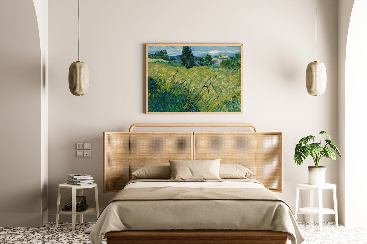 Vincent van Gogh — Green Wheat Field with Cypress | Fine Art Print