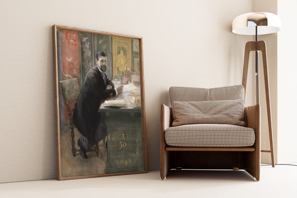 Carl Larsson — Gustaf Upmark, director of the Nationalmuseum | Swedish Watercolour Print