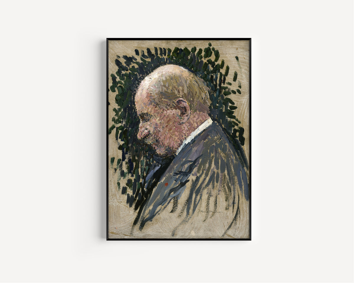 Henri Martin — Gustave Charpentier (1860-1956), compositeur | Pointillist Portrait Print