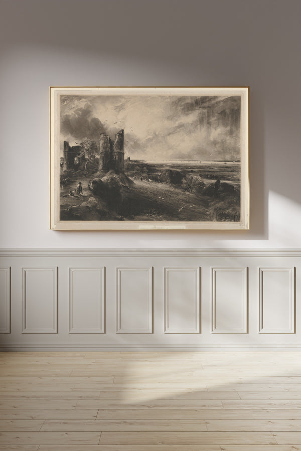 John Constable — Hadleigh Castle: Large Plate | Mezzotint Print