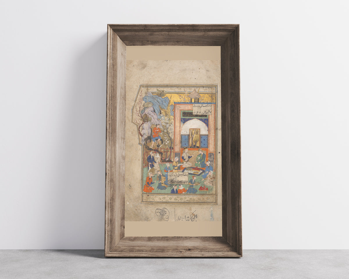 Haft Awrang: Yusuf and Zulaykha | Persian Miniature Art Print