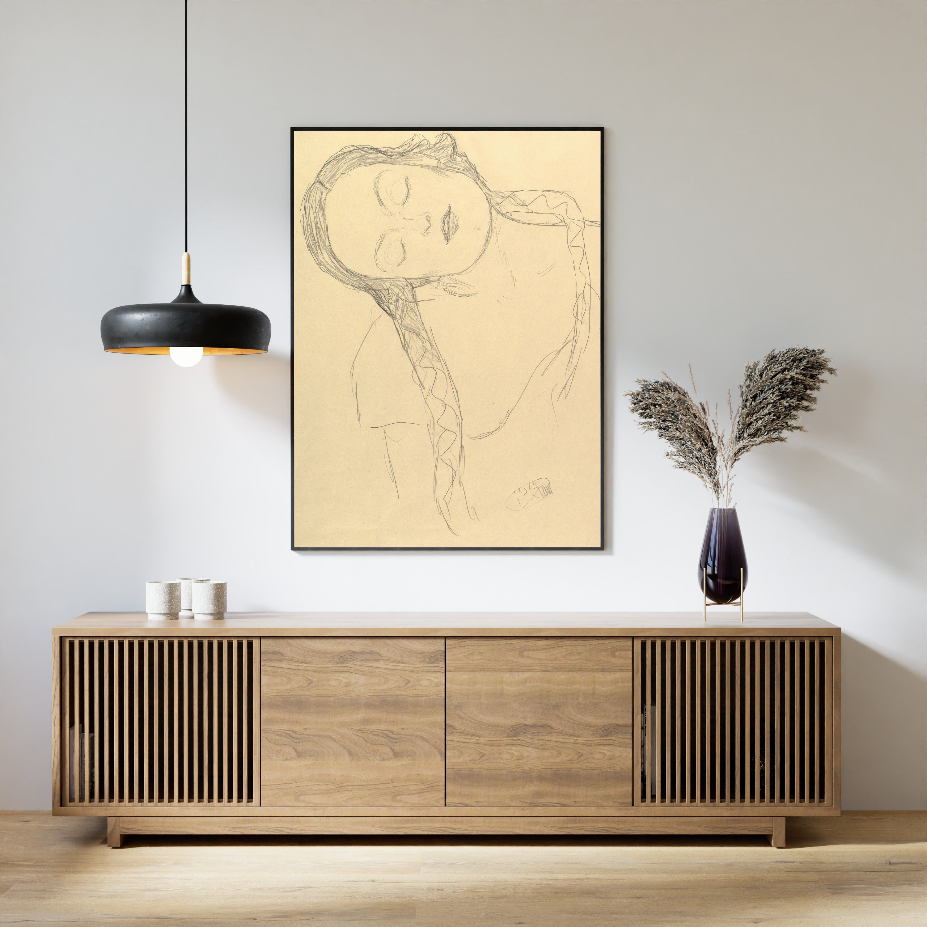 Gustav Klimt — Half-figure of a Young Woman | Fine Art Print