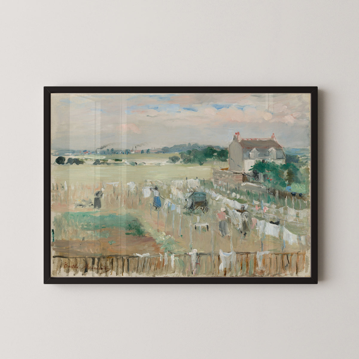 Berthe Morisot — Hanging the Laundry out to Dry | Fine Art Print