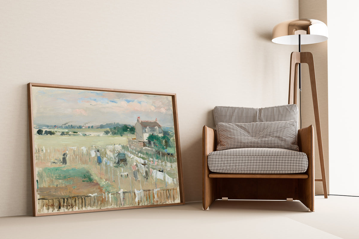 Berthe Morisot — Hanging the Laundry out to Dry | Fine Art Print