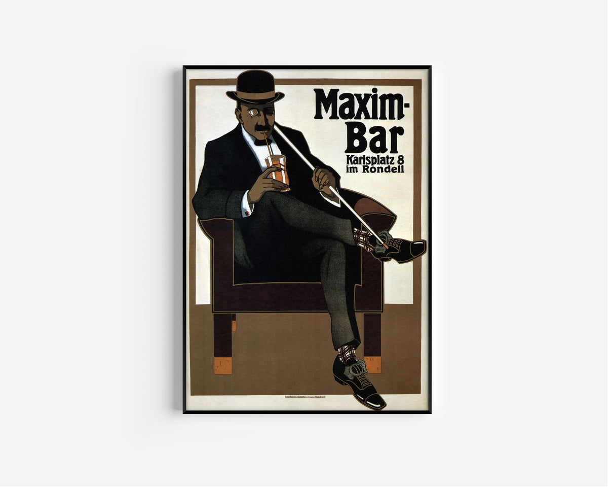 Hans Rudi Erdt — Maxim-Bar | Vintage Poster Print