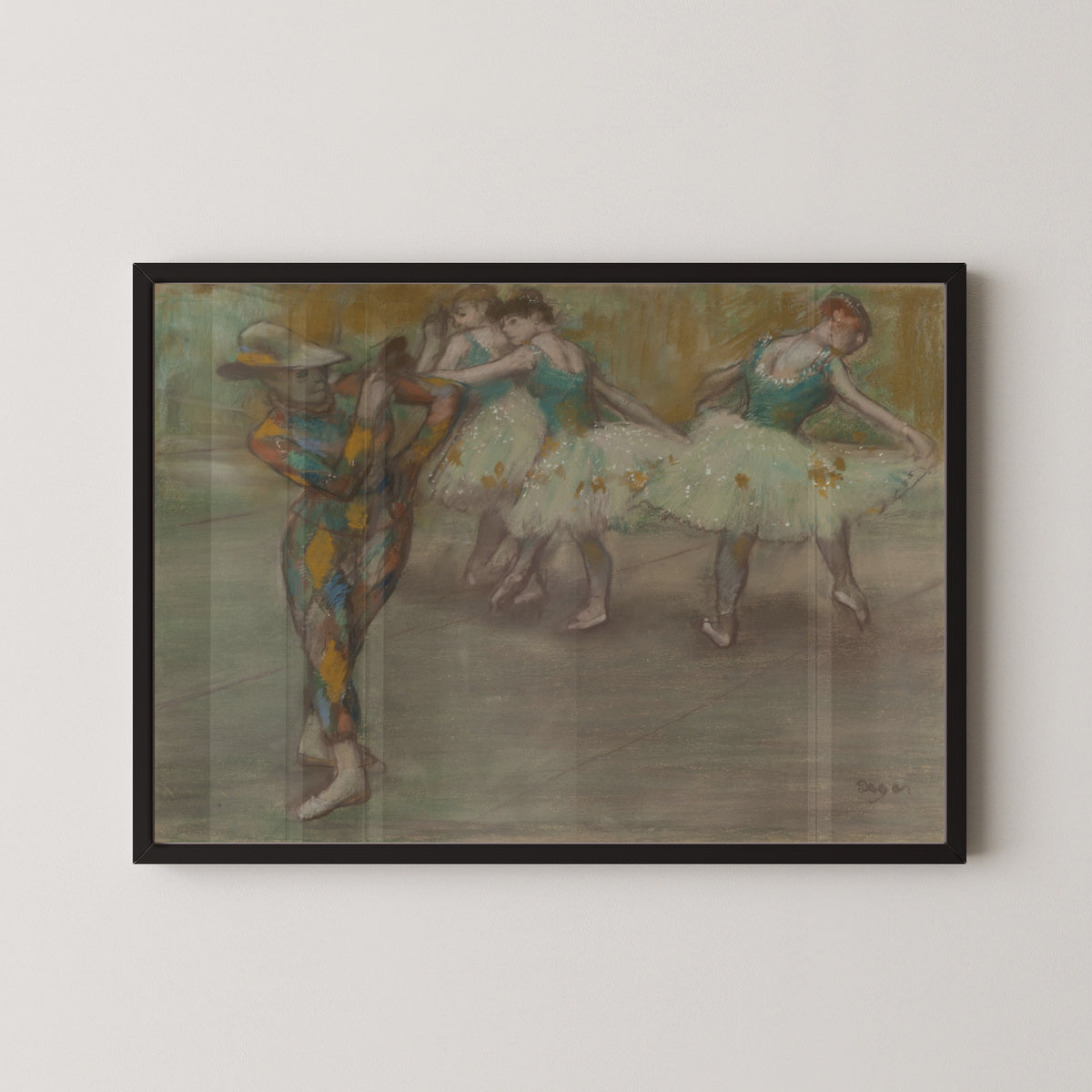 Edgar Degas — Harlequin Dance | Fine Art Print