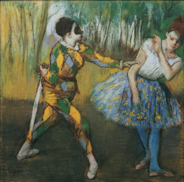 Edgar Degas — Harlequin and Columbine | Fine Art Print