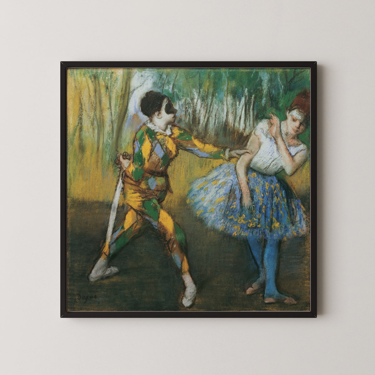 Edgar Degas — Harlequin and Columbine | Fine Art Print