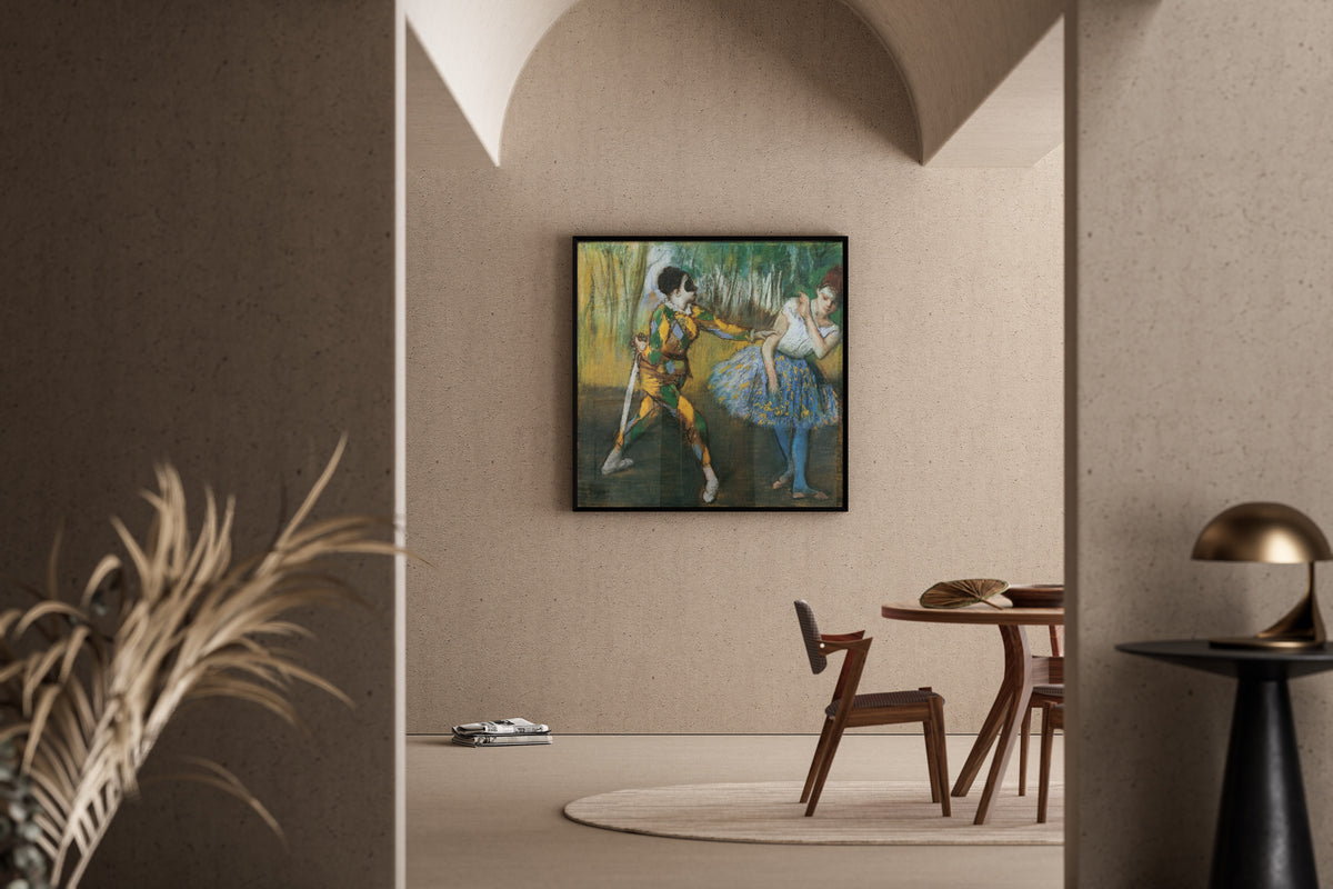 Edgar Degas — Harlequin and Columbine | Fine Art Print