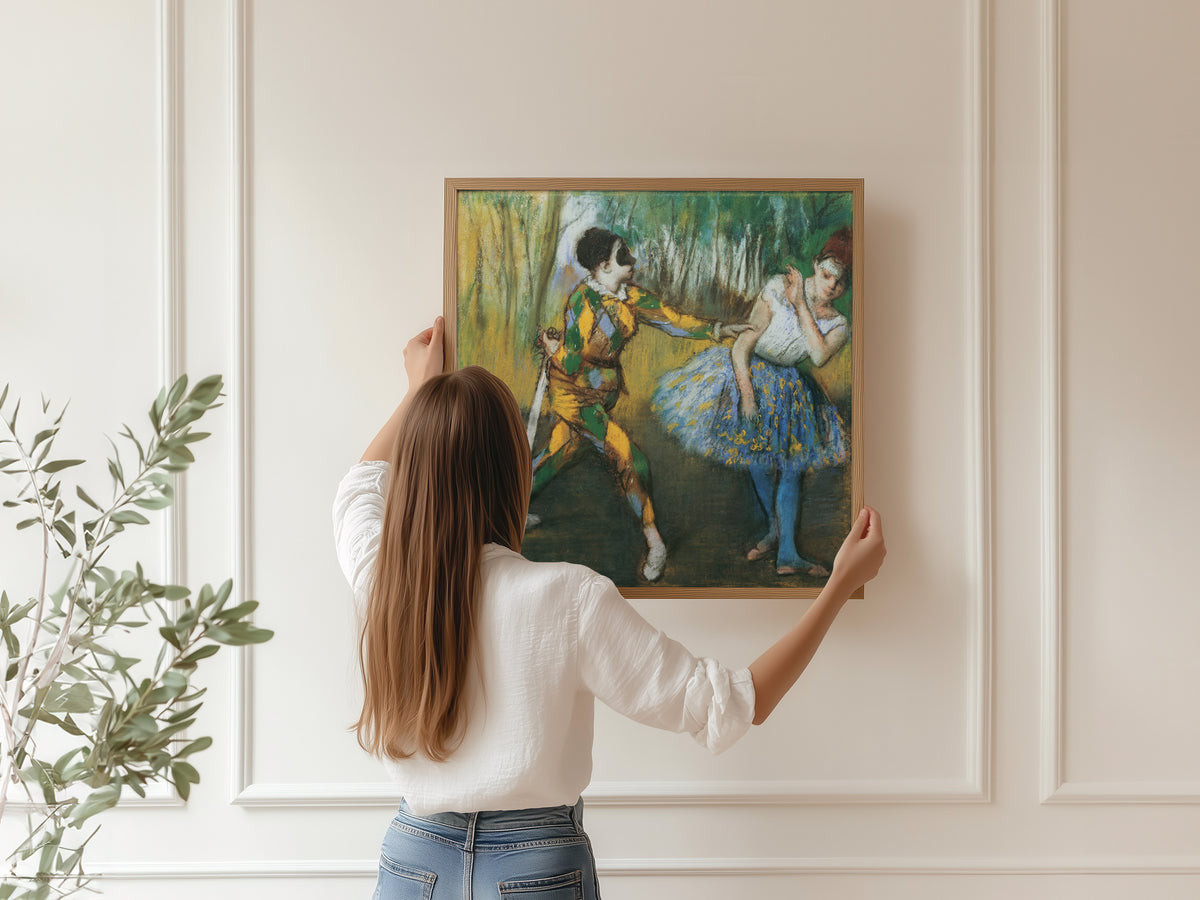 Edgar Degas — Harlequin and Columbine | Fine Art Print