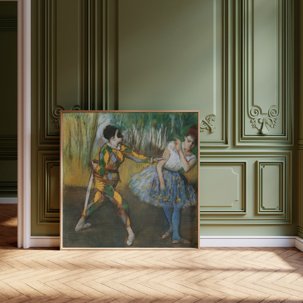 Edgar Degas — Harlequin and Columbine | Fine Art Print