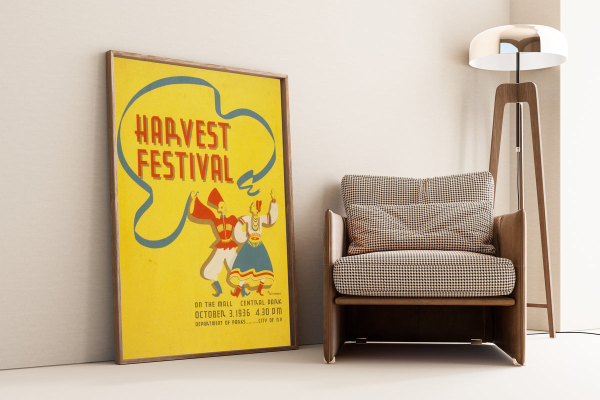 Martin Weitzman — Harvest Festival on the Mall, Central Park | Vintage Harvest Print