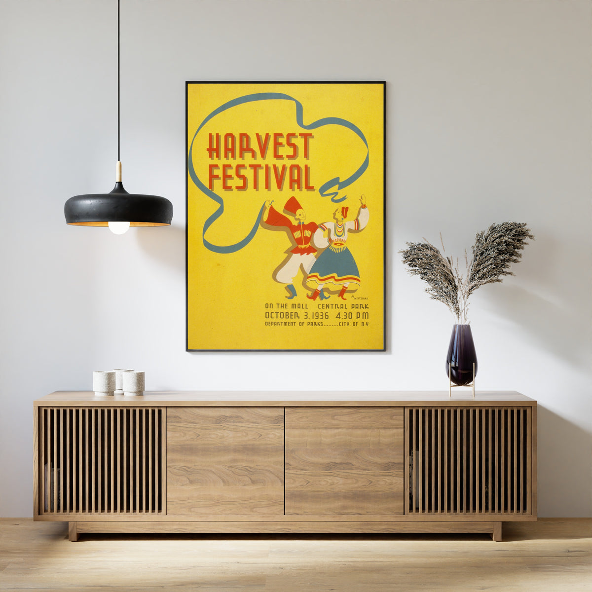 Martin Weitzman — Harvest Festival on the Mall, Central Park | Vintage Harvest Print