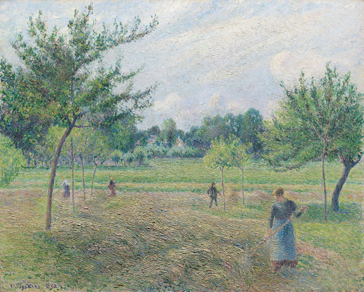 Camille Pissarro — Haymaking at Éragny | Fine Art Print