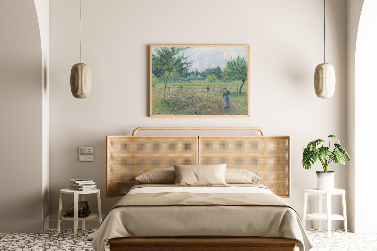 Camille Pissarro — Haymaking at Éragny | Fine Art Print