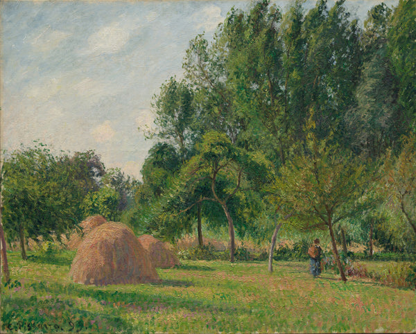 Camille Pissarro — Haystacks, Morning, Eragny | Fine Art Print
