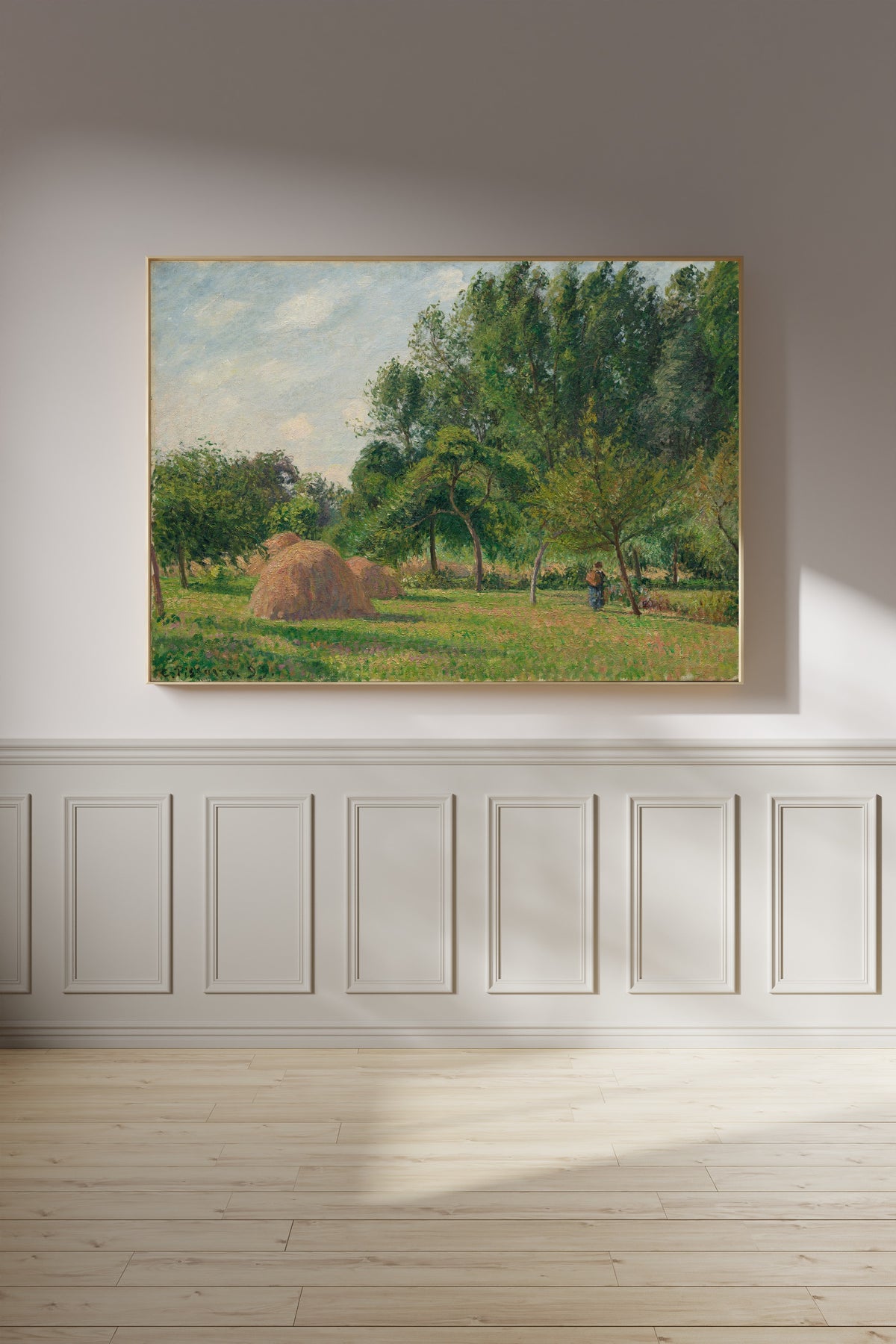 Camille Pissarro — Haystacks, Morning, Eragny | Fine Art Print