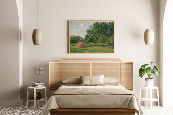 Camille Pissarro — Haystacks, Morning, Eragny | Fine Art Print