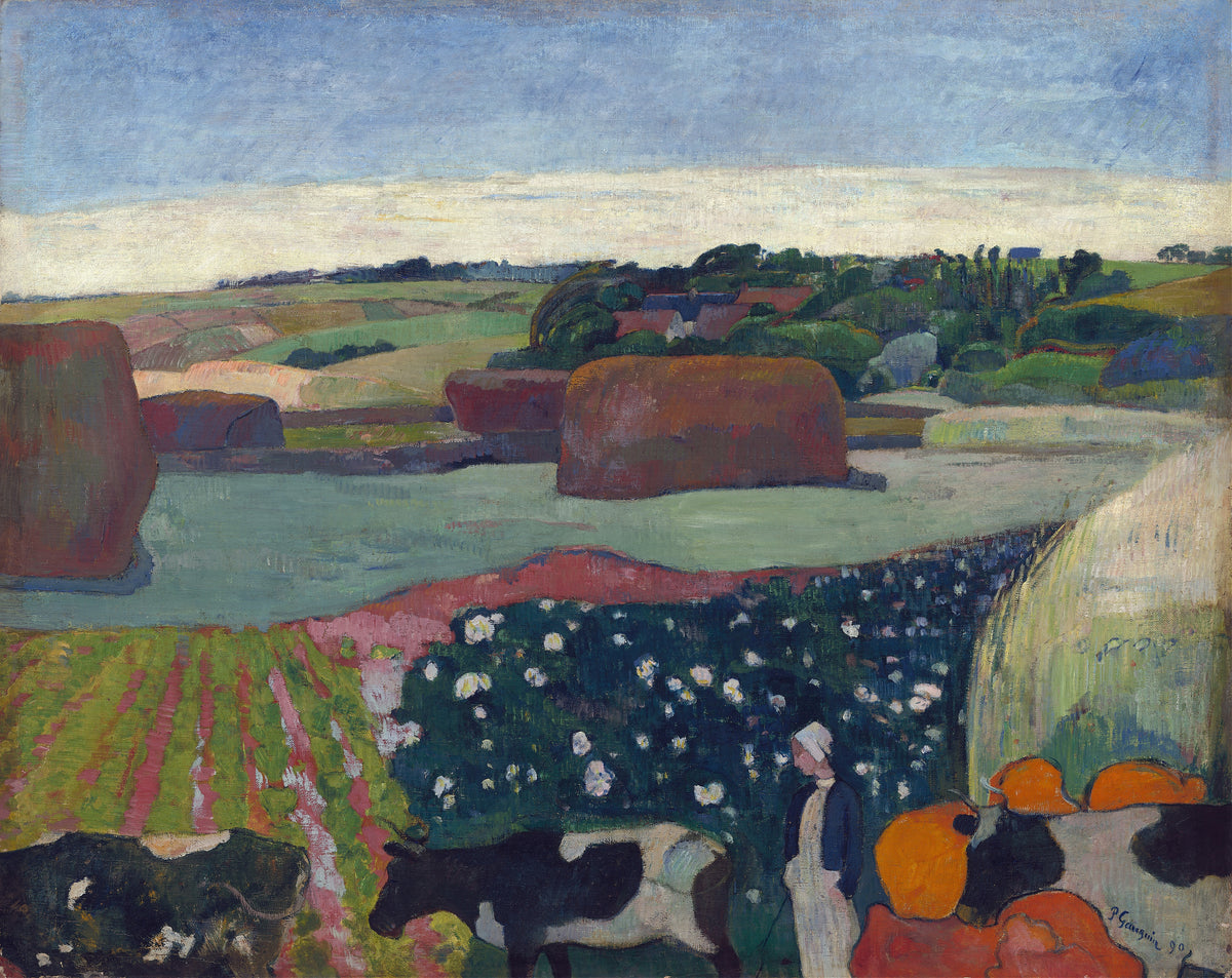 Paul Gauguin — Haystacks in Brittany | Fine Art Print