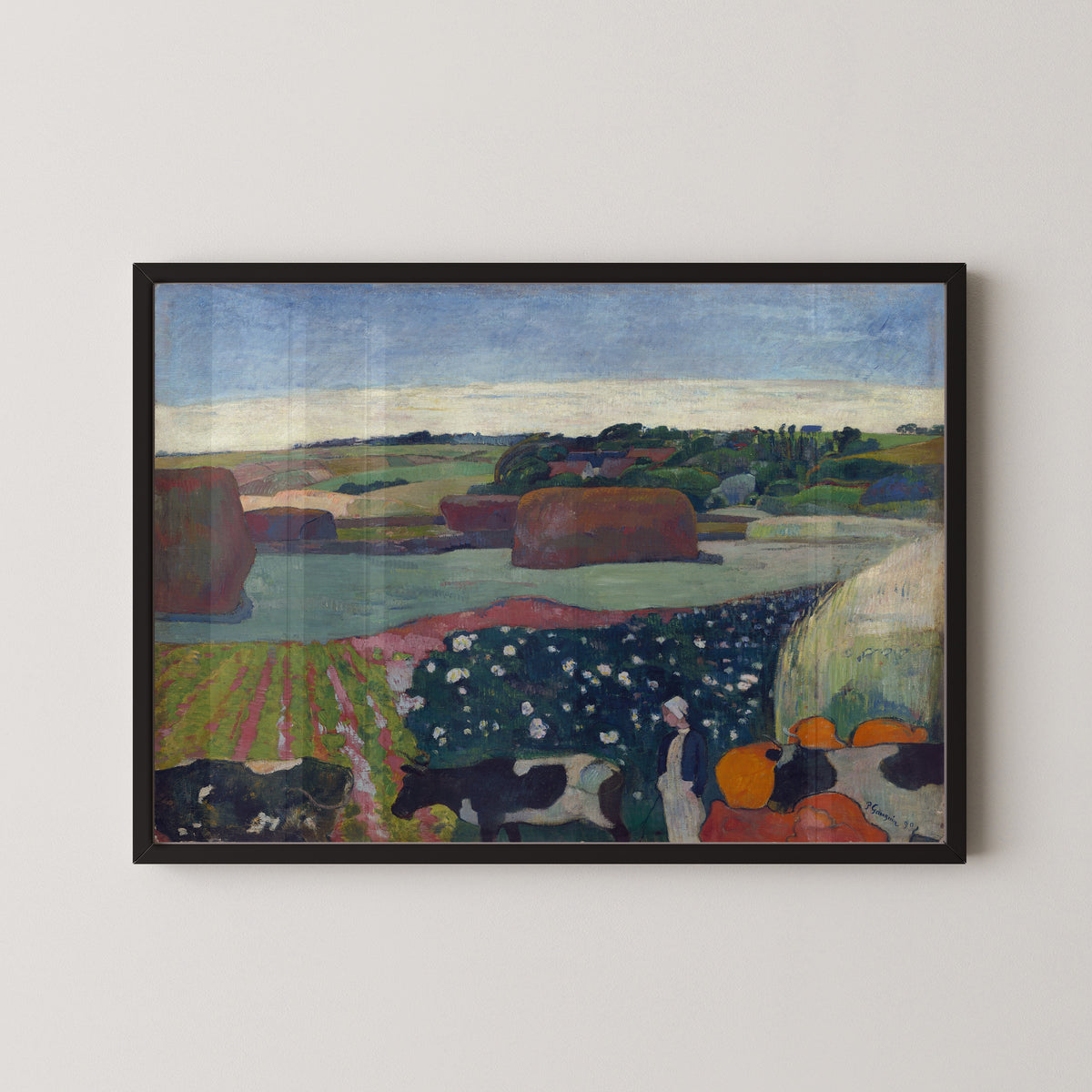 Paul Gauguin — Haystacks in Brittany | Fine Art Print