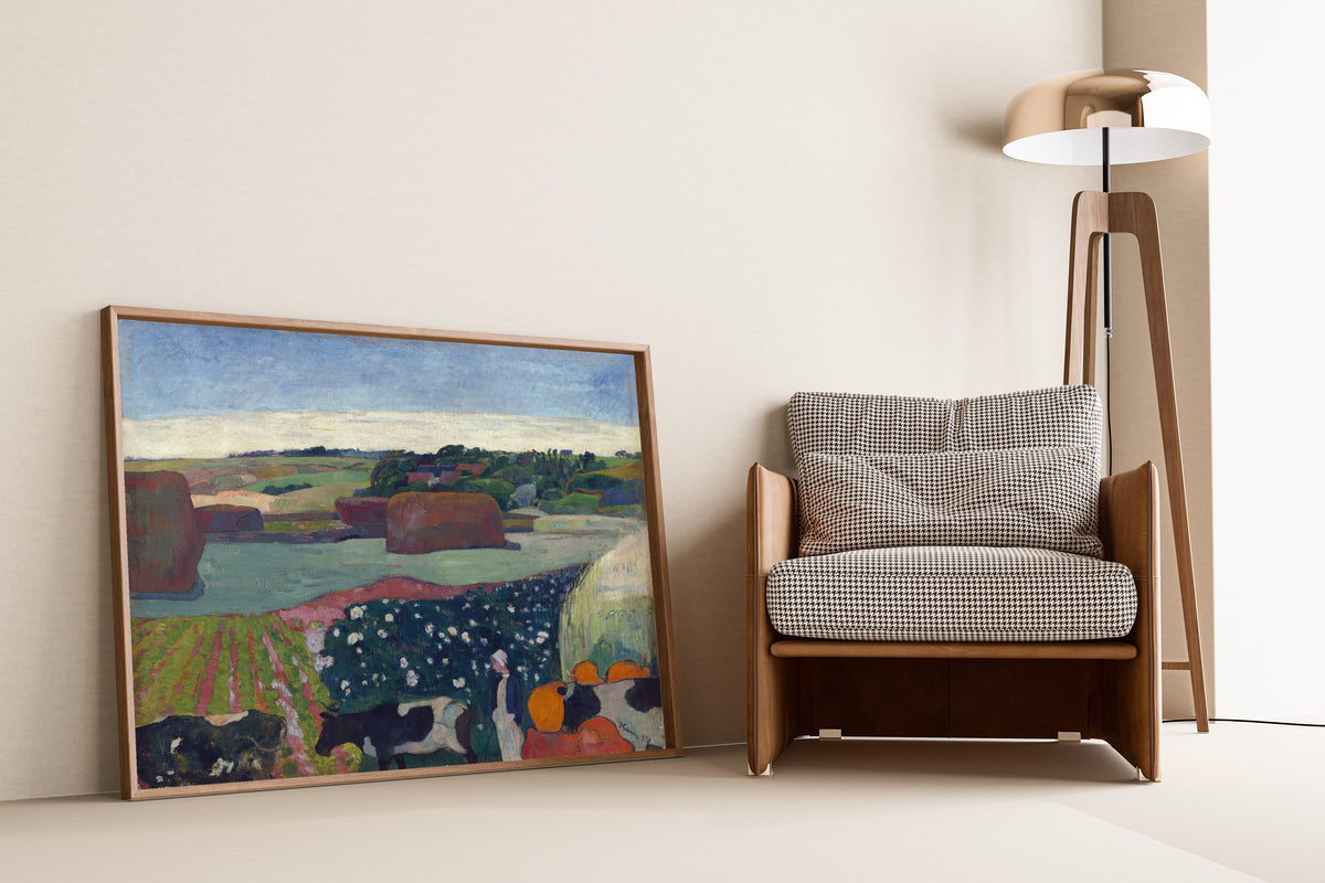 Paul Gauguin — Haystacks in Brittany | Fine Art Print