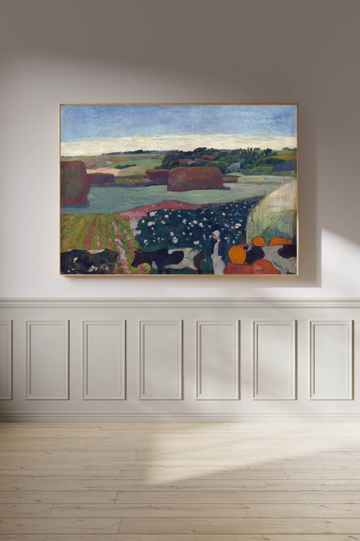 Paul Gauguin — Haystacks in Brittany | Fine Art Print
