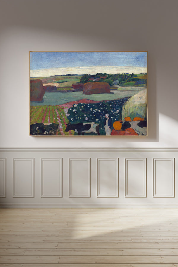 Paul Gauguin — Haystacks in Brittany | Fine Art Print