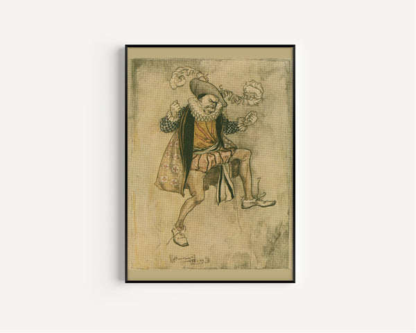 Arthur Rackham — He Bounced Up and Down | Fairy Tale Illustration Print