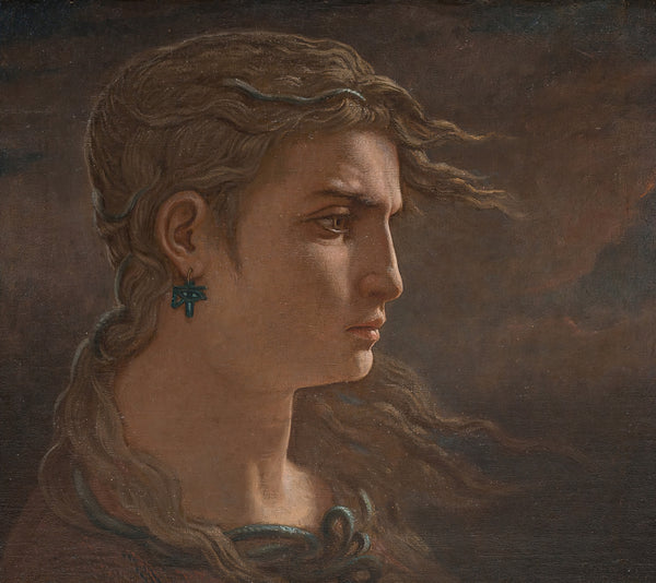 Elihu Vedder — Head of Medusa | Symbolist Art Print