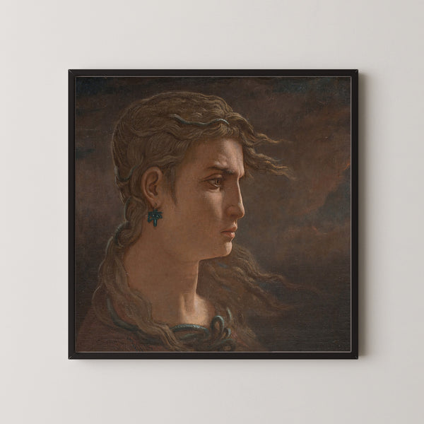 Elihu Vedder — Head of Medusa | Symbolist Art Print