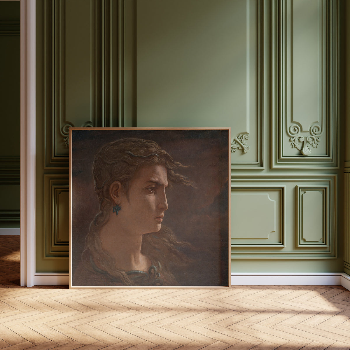 Elihu Vedder — Head of Medusa | Symbolist Art Print
