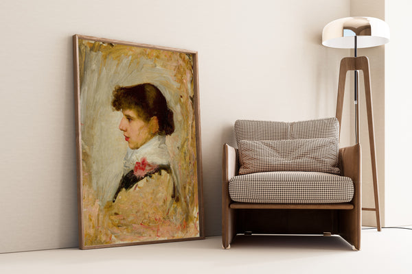 John William Waterhouse — Head of a Model | Pre-Raphaelite Art Print