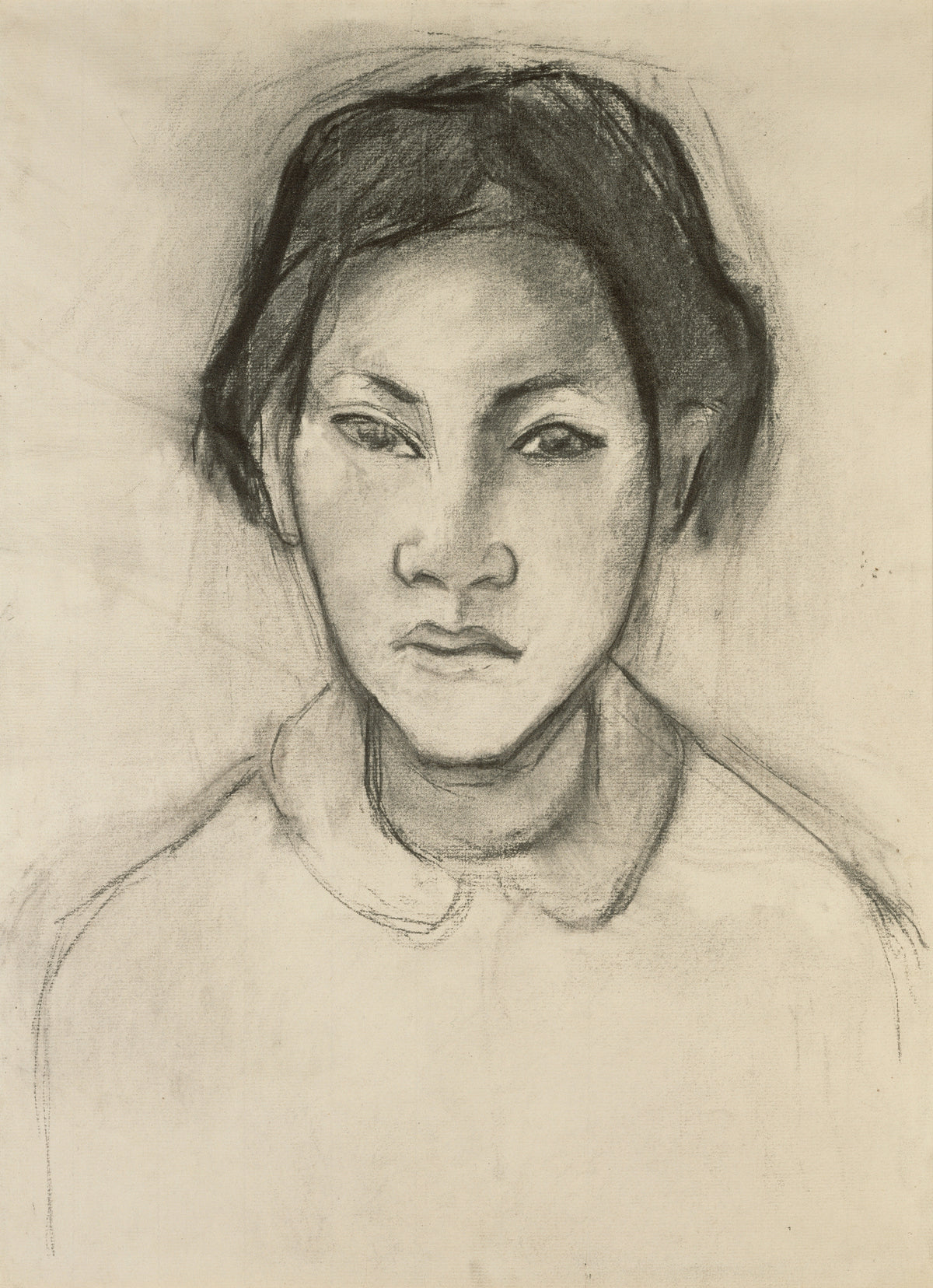 Paul Gauguin — Head of a Tahitian Woman (Rounded Collar) | Fine Art Print