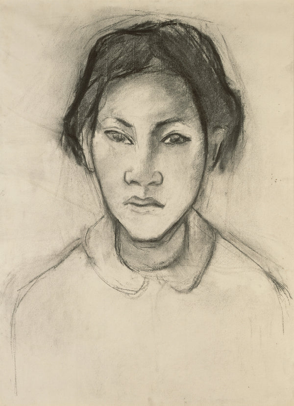 Paul Gauguin — Head of a Tahitian Woman (Rounded Collar) | Fine Art Print