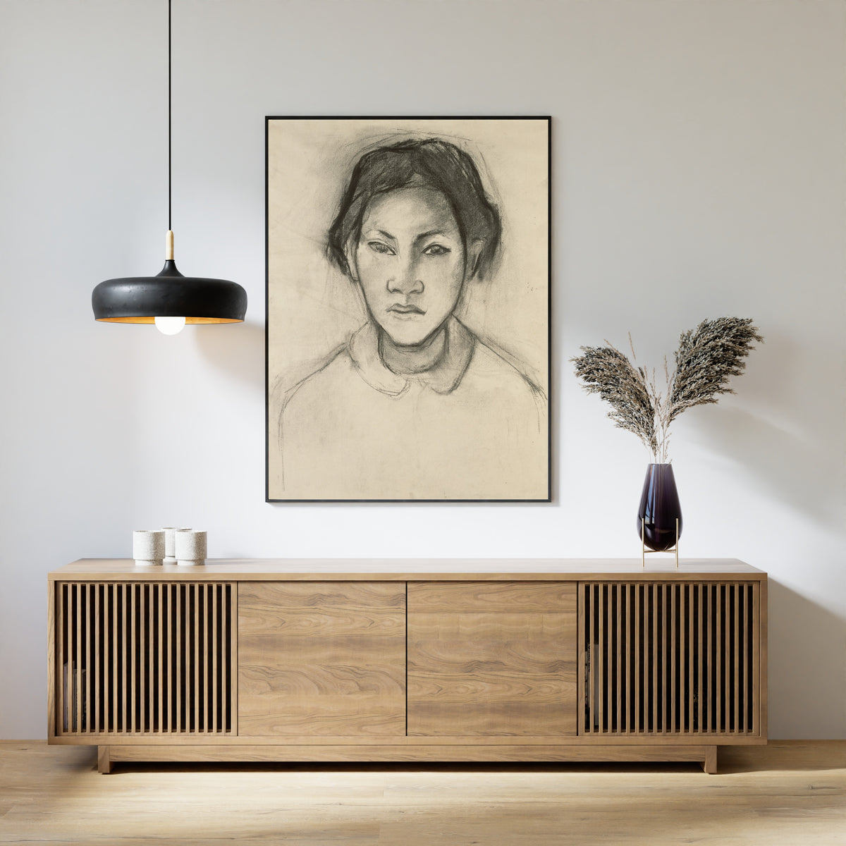 Paul Gauguin — Head of a Tahitian Woman (Rounded Collar) | Fine Art Print