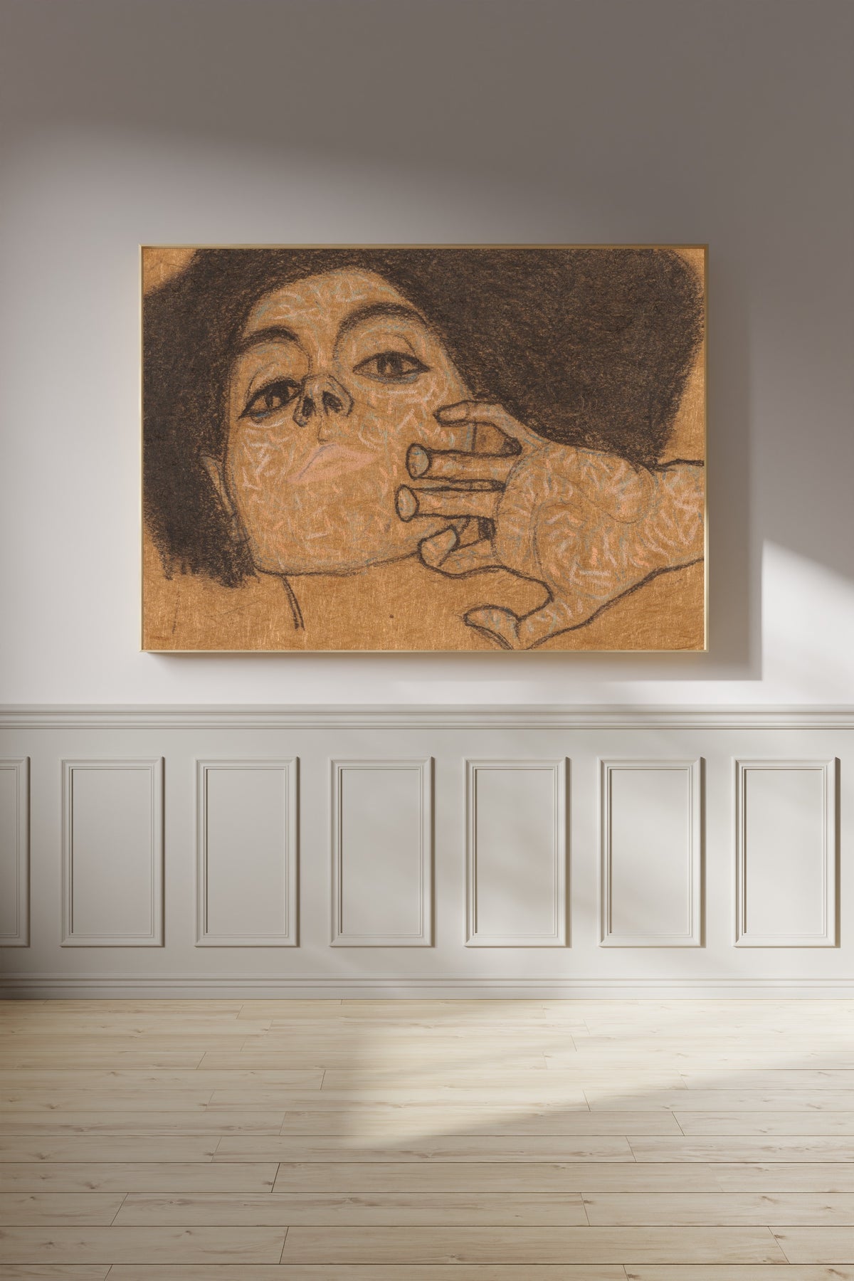 Egon Schiele — Head of a Woman | Expressionist Fine Art Print