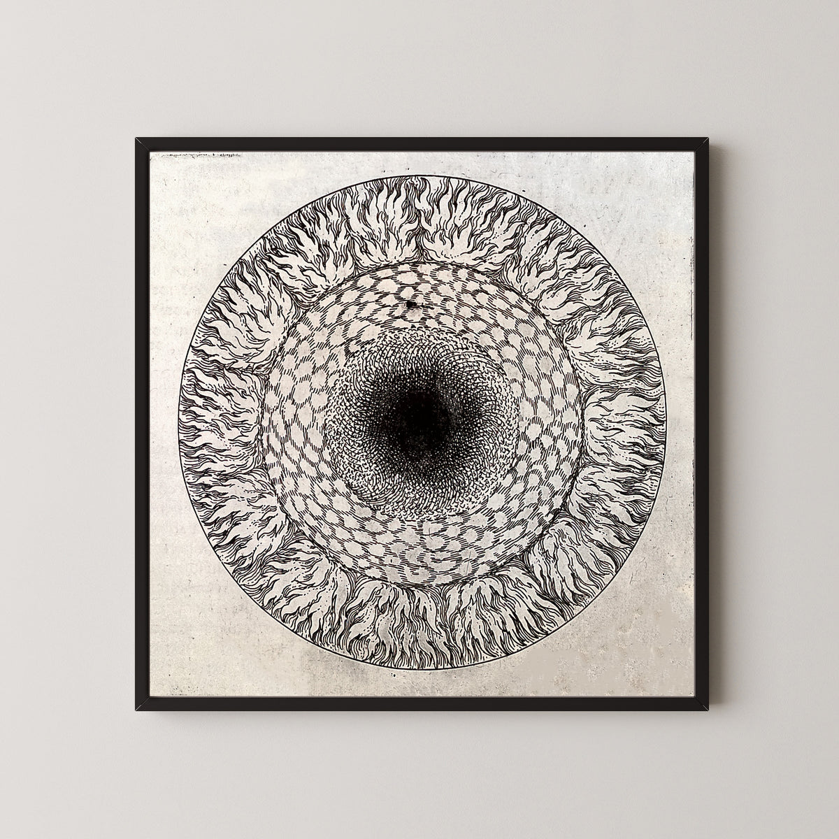 Robert Fludd — Heavenly Layers | Engraving Print