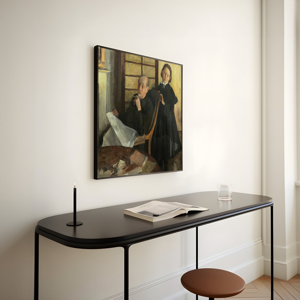 Edgar Degas — Henri Degas and His Niece Lucie Degas (The Artist's Uncle and Cousin) | Fine Art Print