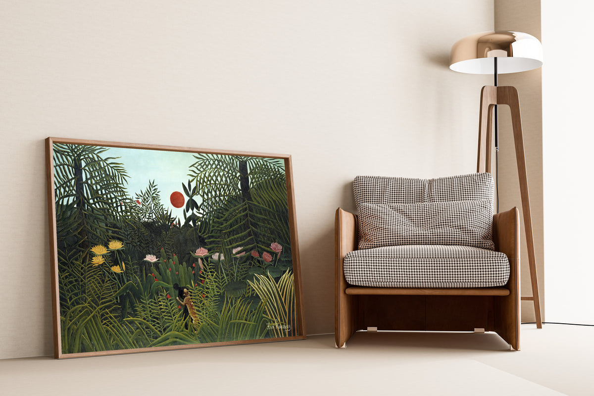 Henri Rousseau — Virgin Forest with Sunset | Fine Art Print