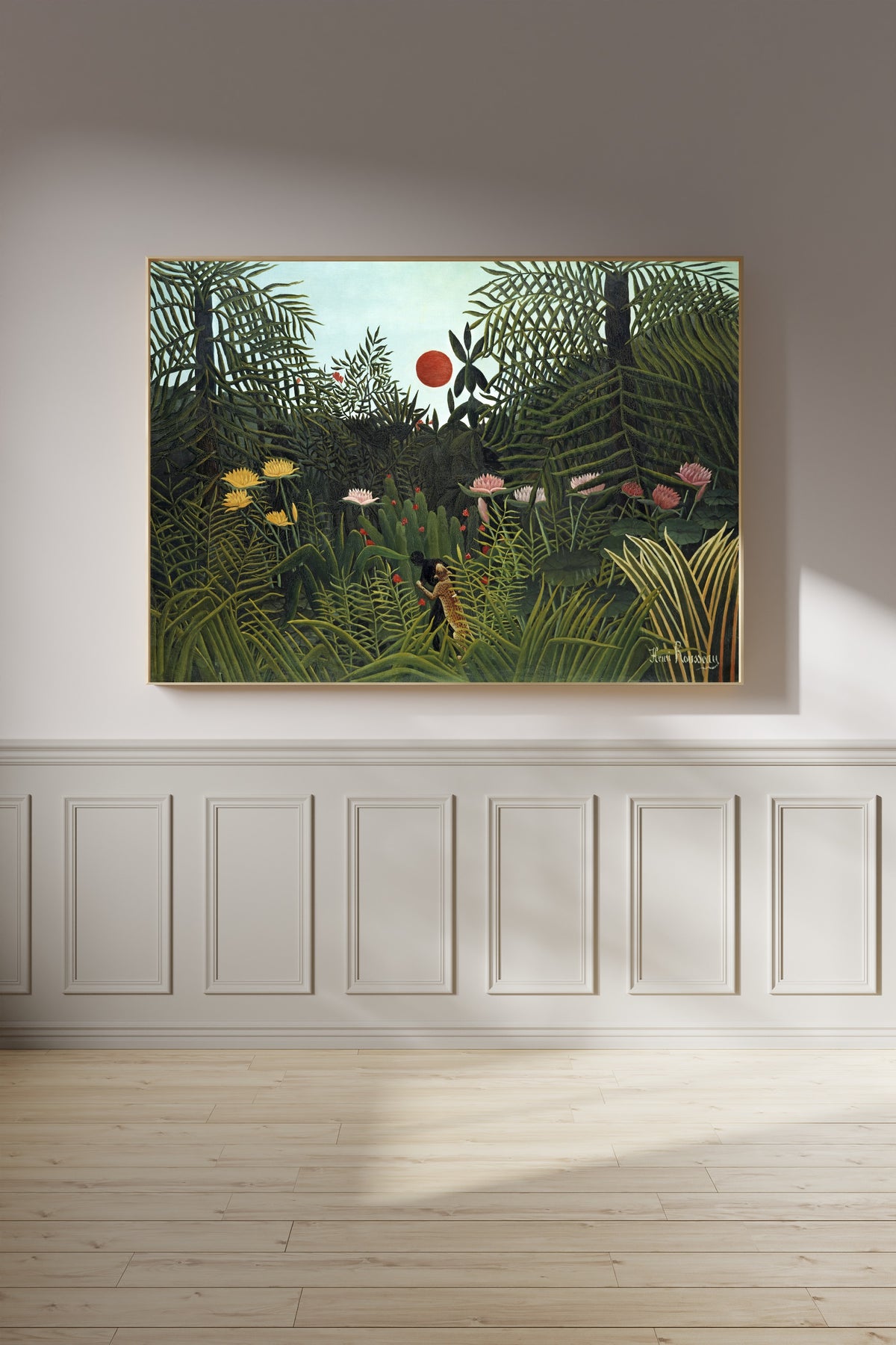 Henri Rousseau — Virgin Forest with Sunset | Fine Art Print