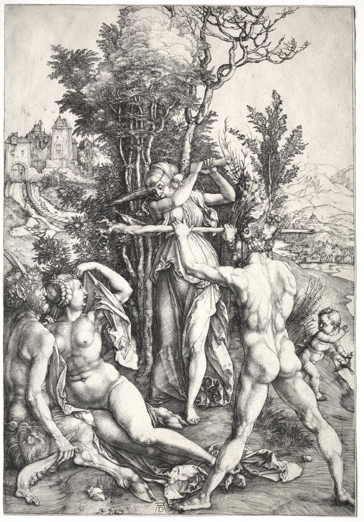 Albrecht Dürer — Hercules at the Crossroad | Engraving Print