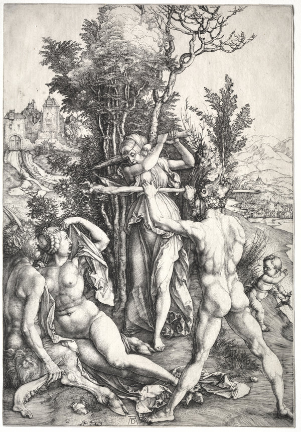 Albrecht Dürer — Hercules at the Crossroad | Engraving Print