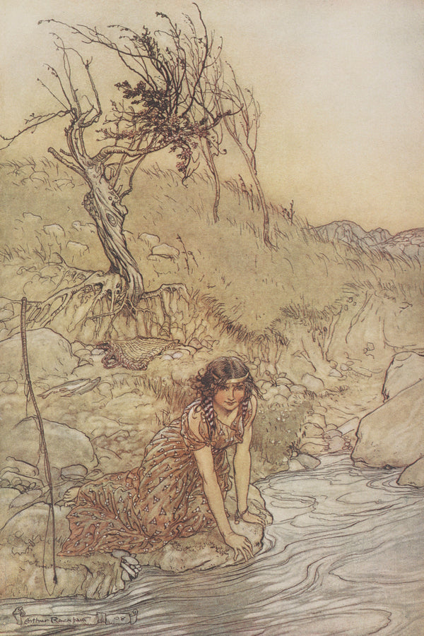 Arthur Rackham — Hermia | Shakespeare Illustration Print