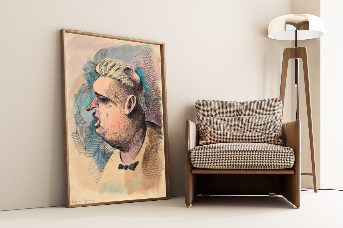 Karl Wiener — Herr von Schleimig (Mr von Slimy) | Modernist Art Print