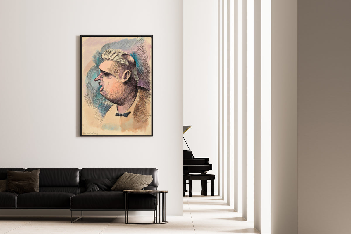 Karl Wiener — Herr von Schleimig (Mr von Slimy) | Modernist Art Print