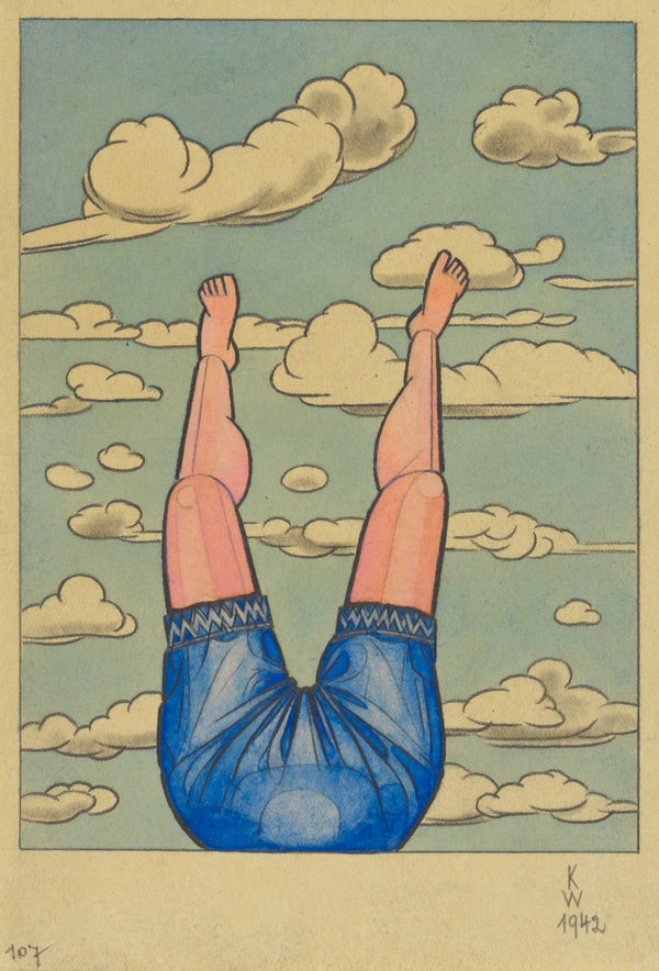 Karl Wiener — Himmelfahrt (Ascension) | Surreal Art Print