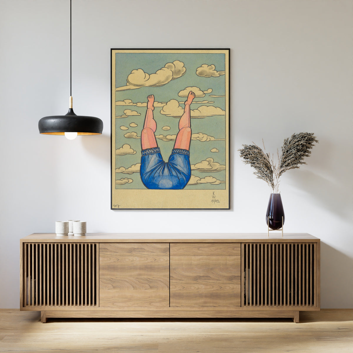 Karl Wiener — Himmelfahrt (Ascension) | Surreal Art Print