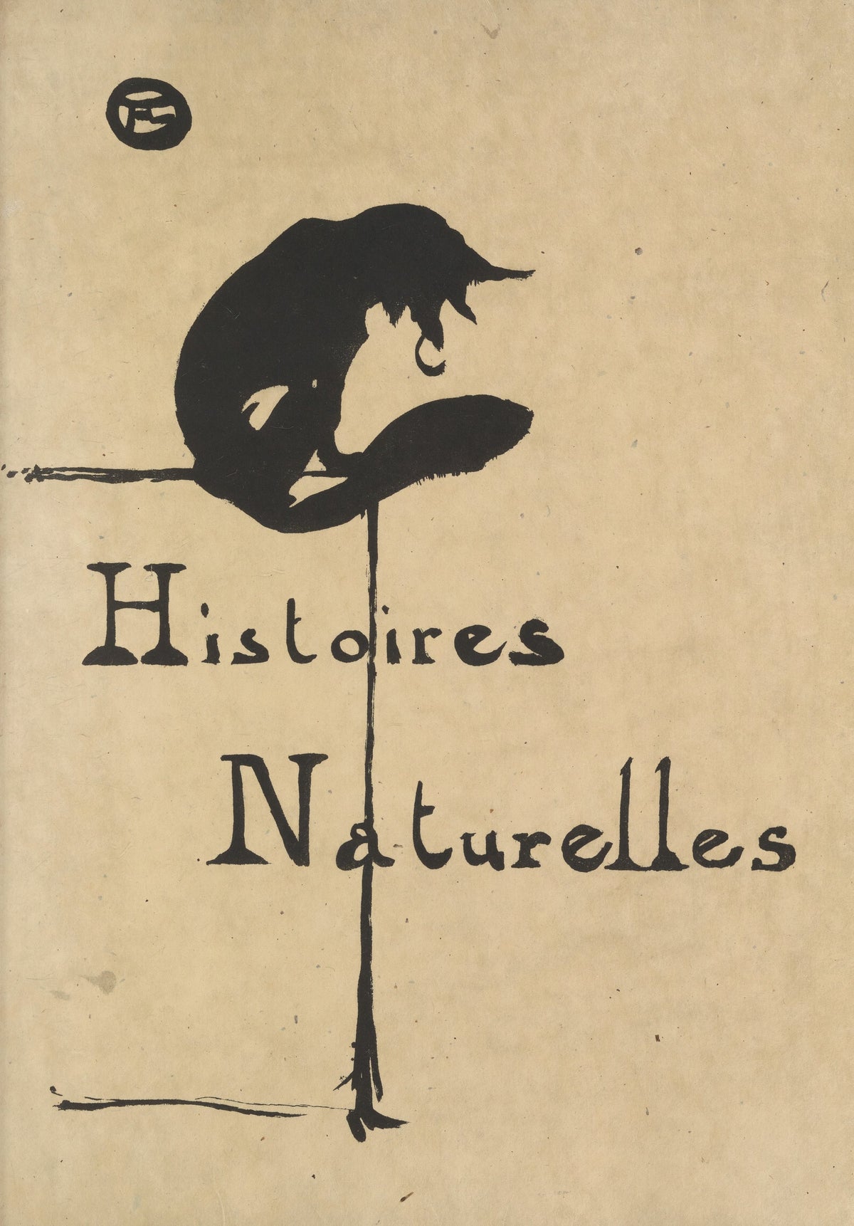 Henri de Toulouse-Lautrec — Histoires Naturelles: Title Page | Lithograph Print