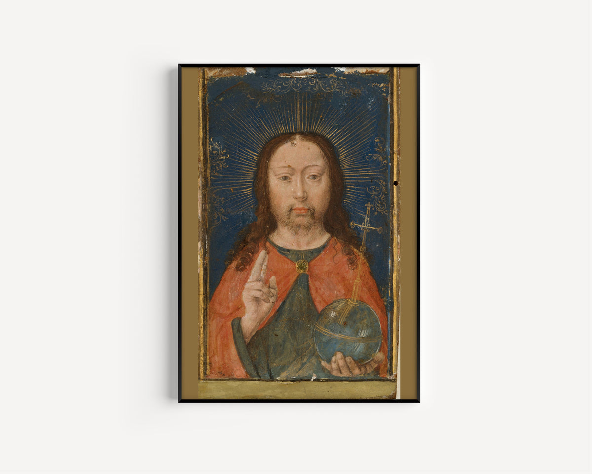 Gerard David — Holy Face | Illuminated Manuscript Print