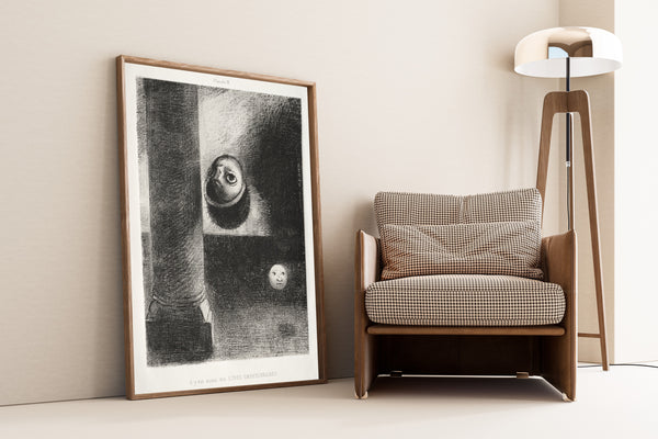 Odilon Redon — Homage to Goya: There Were Also Embryonic Beings | Symbolist Art Print